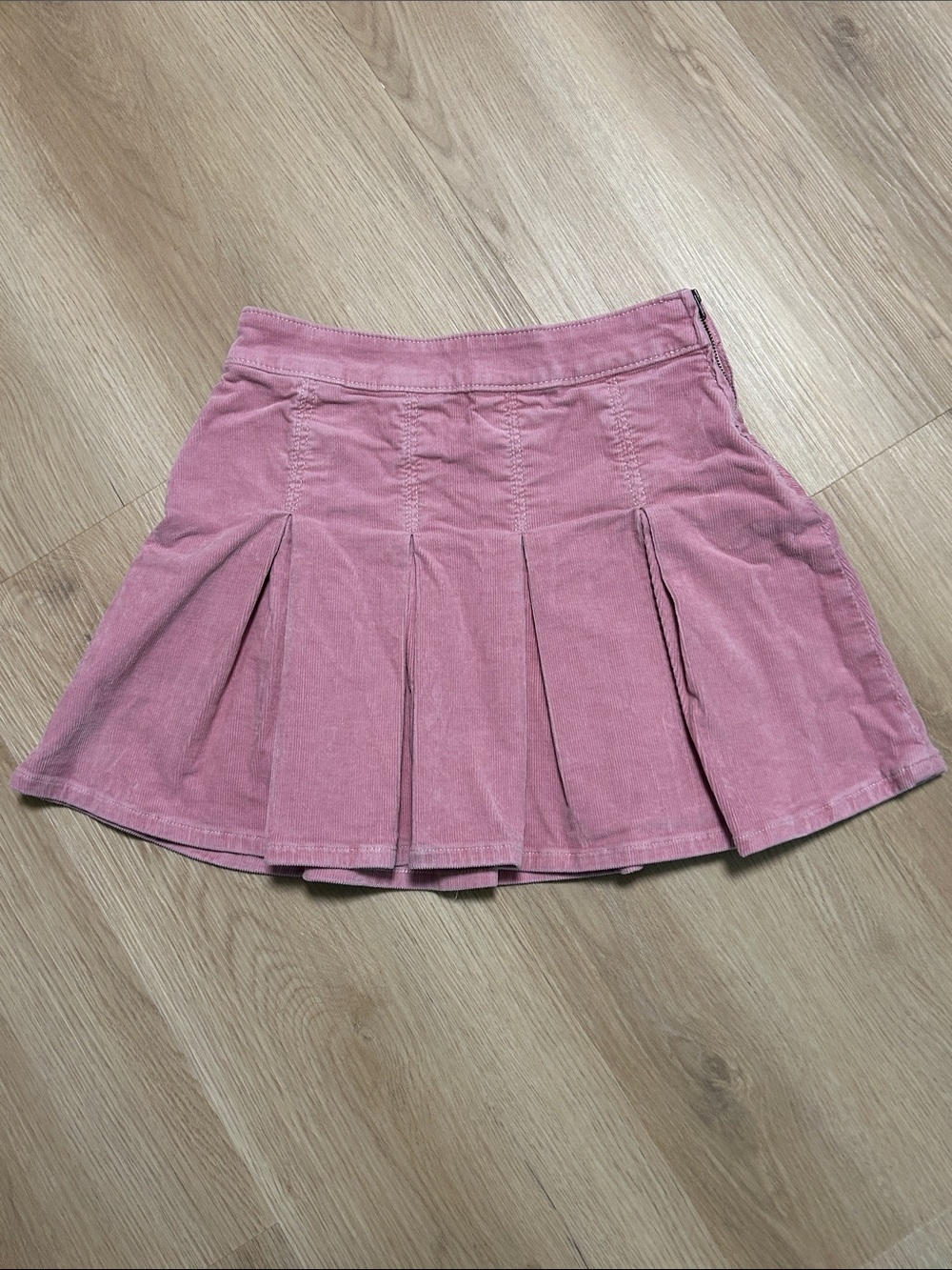 GAP Girls Pink Corduroy Pleated Skater Girls Mini Skirt Size XL Children’s Skirt